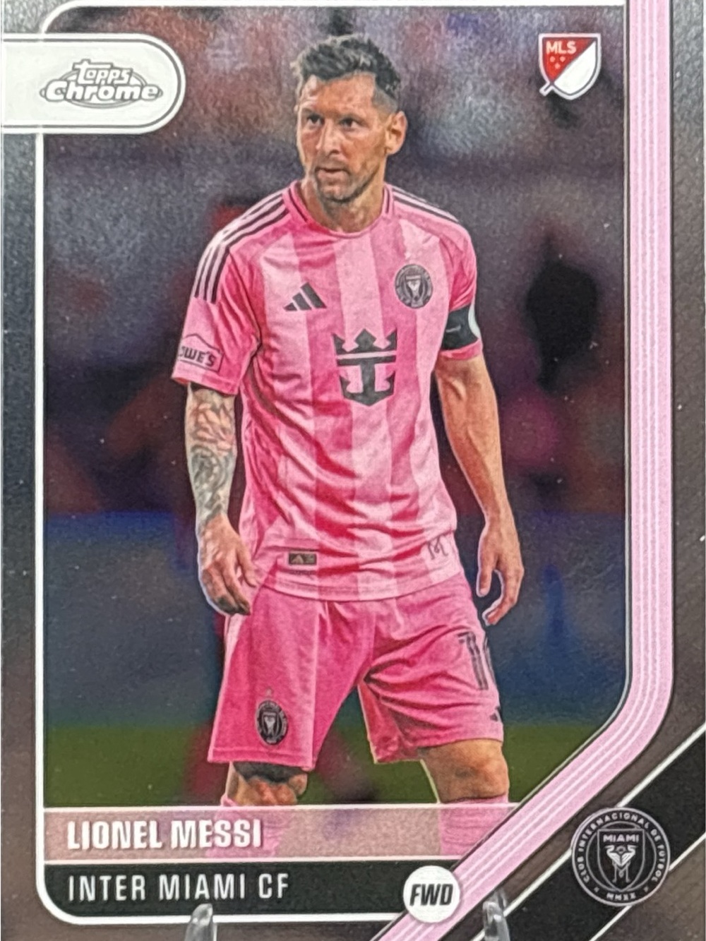 Topps Chrome Inter Miami CF Soccer Trading Card - Lionel Messi
